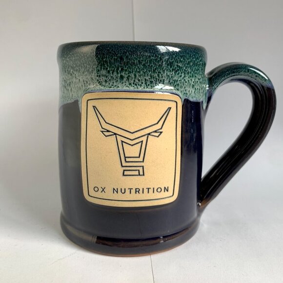 Deneen Pottery Ox Nutrition Ceramic Coffee Mug - Picture 2 of 8